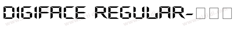 Digiface Regular字体转换